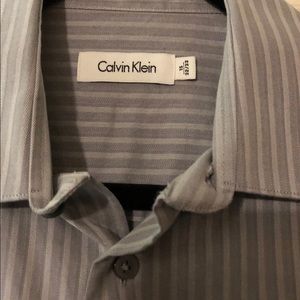 Calvin Klein long button down shirt
